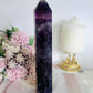 Wow!! High Grade Fabulous Large Chunky 21.5cm Fluorite Tower | Generator