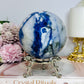 Large Blue Sodalite Sphere on Stand 970g