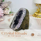 Amethyst Base Cut Cluster 227g