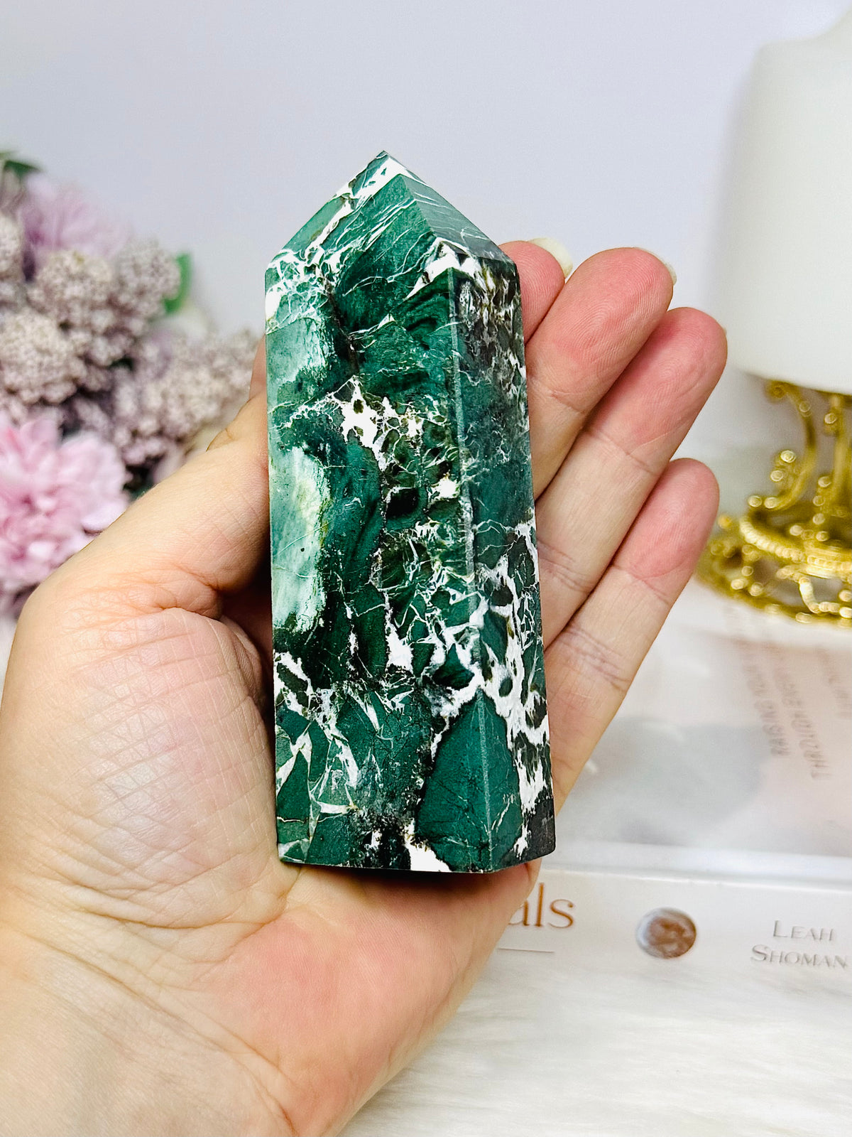 Chunky Unicorn Jasper Tower 11cm