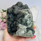 Huge Natural Green Amethyst | Prasiolite Specimen with Calcite Inclusions 16.5cm  2.45KG