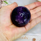 High Grade Purple Fluorite Sphere on Stand 216g