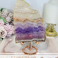 Crazy Lace Amethyst Slab on Stand (slab size 14cm)