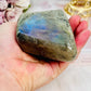 Beautiful Labradorite Polished Freeform 317grams with Blue & Purple Flash