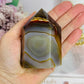 Chunky Sugar Druzy Agate Tower From Brazil 220g