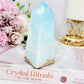 Absolutely Stunning High Grade Caribbean Calcite Chunky Obelisk | Tower 11.5cm