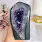 High Grade Divine Deep Purple Large Amethyst Cathedral | Geode From Brazil 826gram 13cm