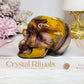 Mookaite Jasper Carved Skull 8.5cm 431g