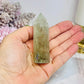 Natural Prasiolite | Green Amethyst Tower 7.5cm