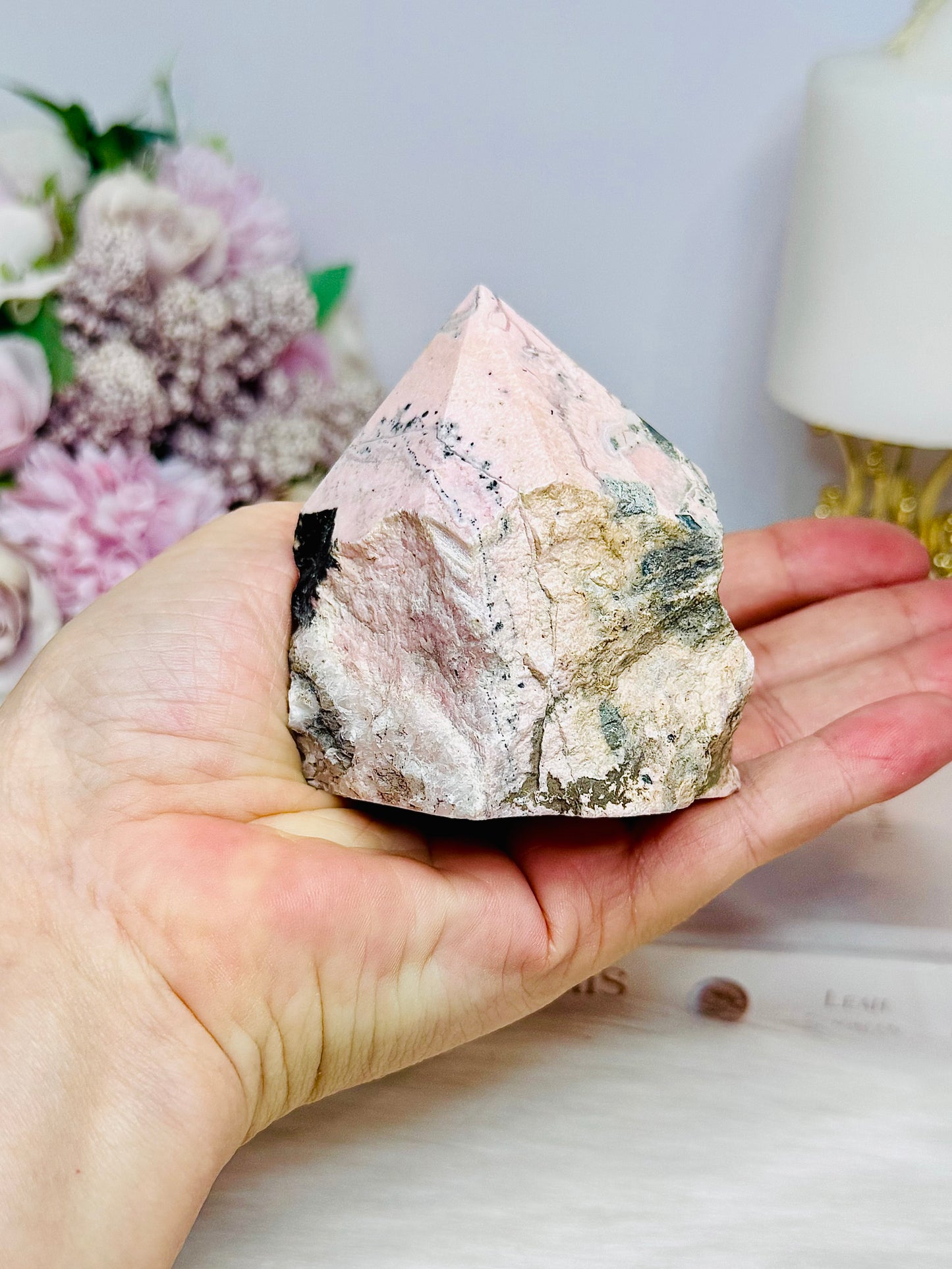 Rhodochrosite Polished Point 330g