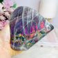 Large Polished Pink & Purple Flash Labradorite Freeform 904g