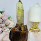 Citrine Tower in Timber Base 17cm