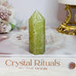 Beautiful Prehnite Tower 6.5cm From Italy