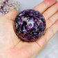 Purple Mica Sphere On Stand 233g