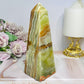 Green Onyx Chunky Tower | Obelisk 15cm 571g
