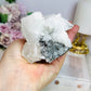 Large Clear Quartz Specimen with Pyrite 424g