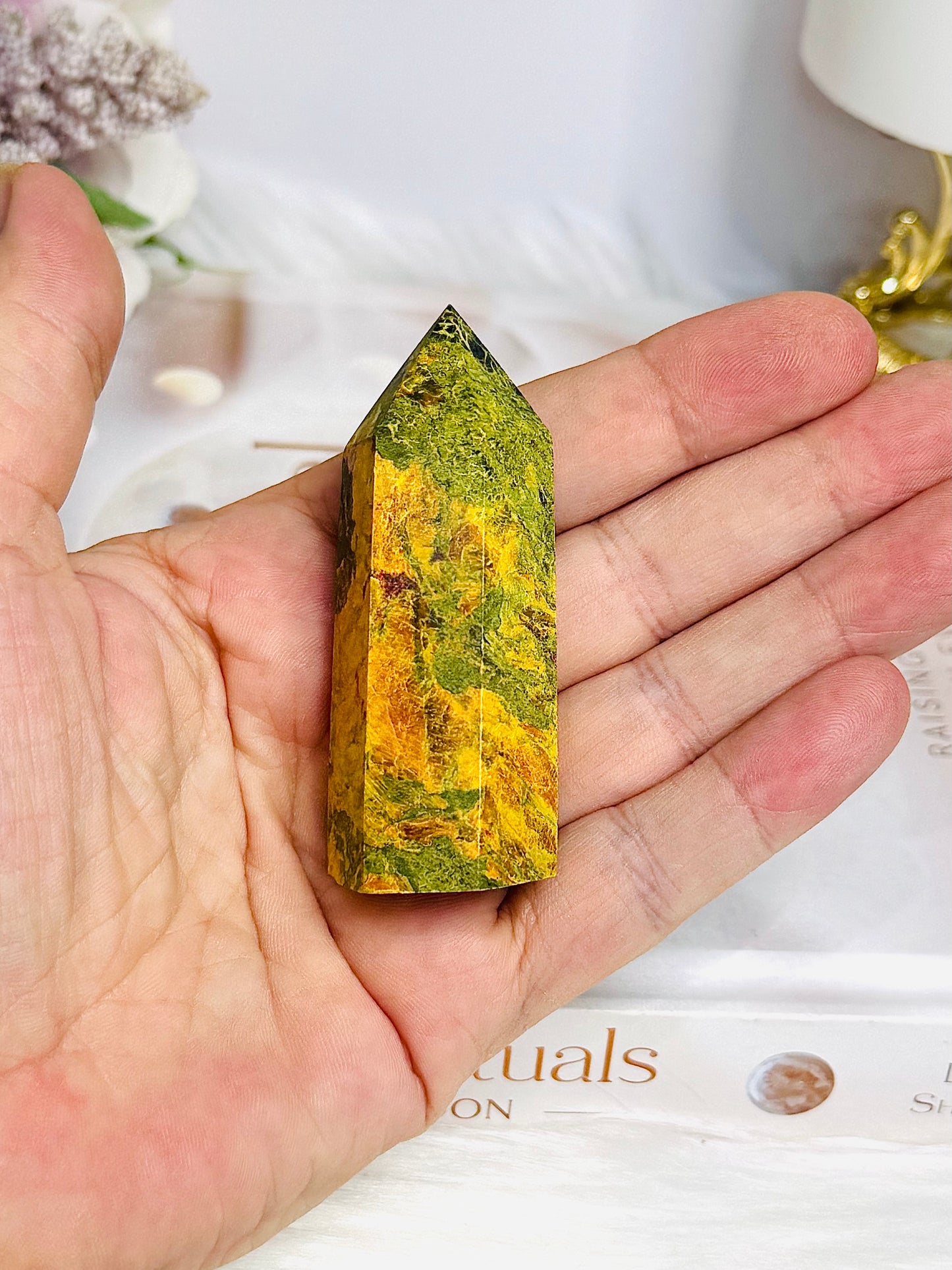 Realgar Crystal Tower 7cm