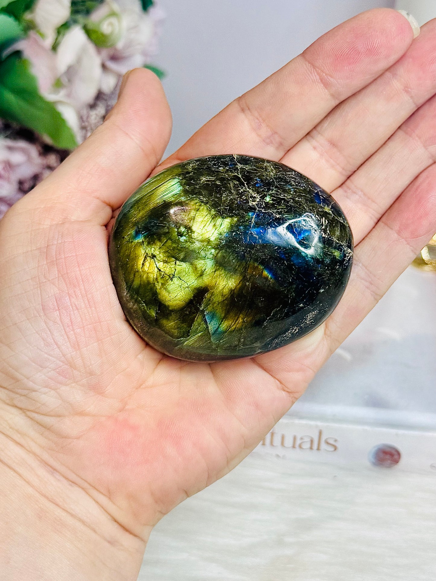 Chunky Labradorite Polished Freeform 6.5cm