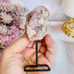 Druzy Pink Amethyst Geode On Stand 10cm