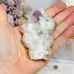Natural Apophyllite Specimen with Fluorite Inclusion 145g