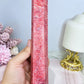Large Thulite Tower with Epidote Inclusions 20cm