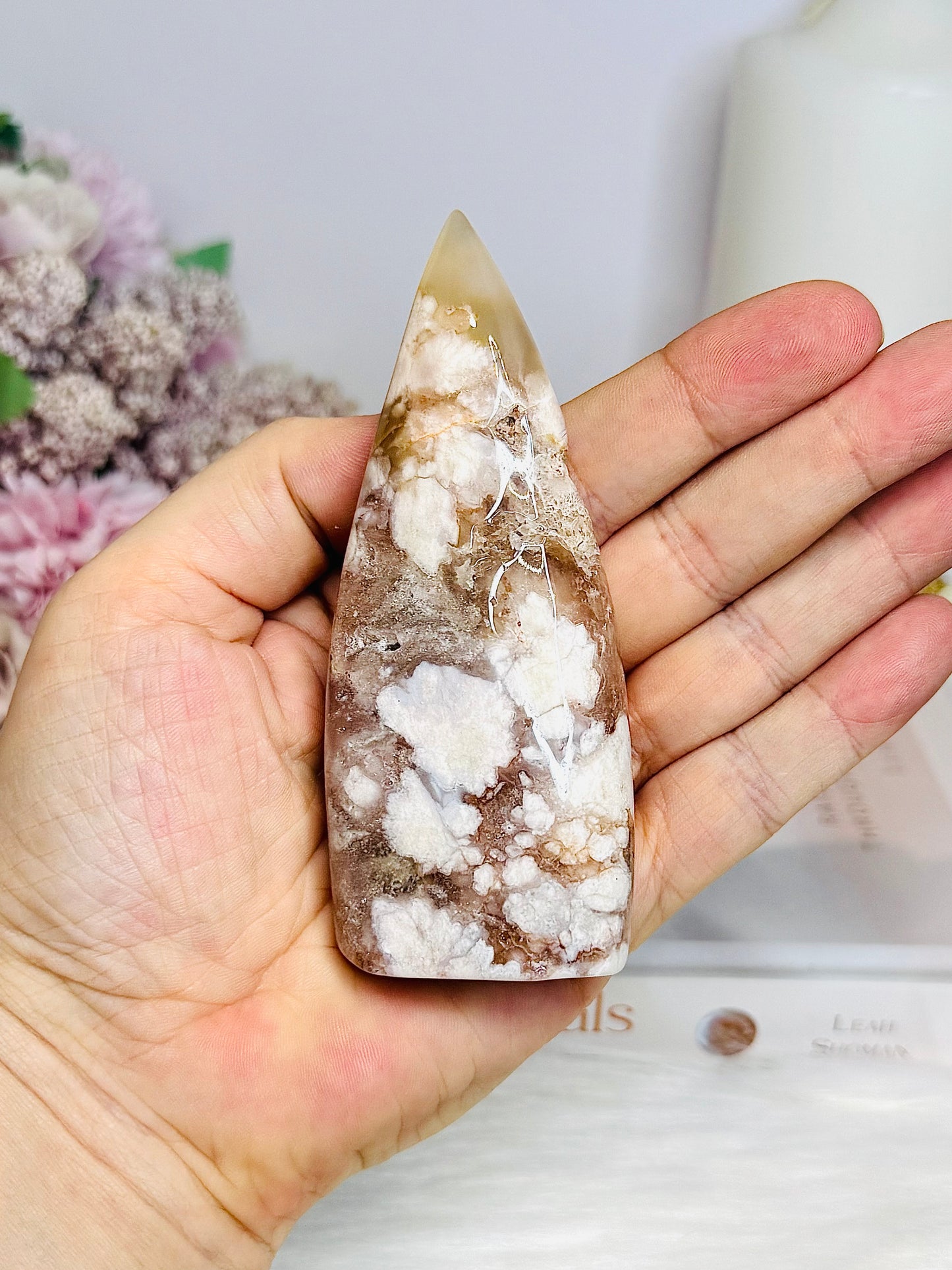 Flower Agate Flame | Freeform 10cm