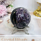 Large Pink Purple Tourmaline Sphere on Stand 328g