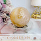 Large 403gram Druzy Pink Amethyst Sphere on Stand From Brazil