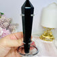 Black Obsidian Wand | Tower On Stand 14cm