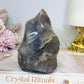 Large Blue Rose Flame 11cm 476g