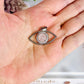 Beautiful Rose Quartz Evil Eye Pendant In Gift Bag