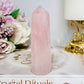 Rose Quartz Tower 9.5cm