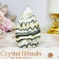 Orange Calcite Flame 8cm
