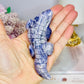 Carved Tiffany Stone Crocodile 11cm