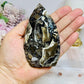 Volcano Agate (UV Reactive) Flame 10.5cm