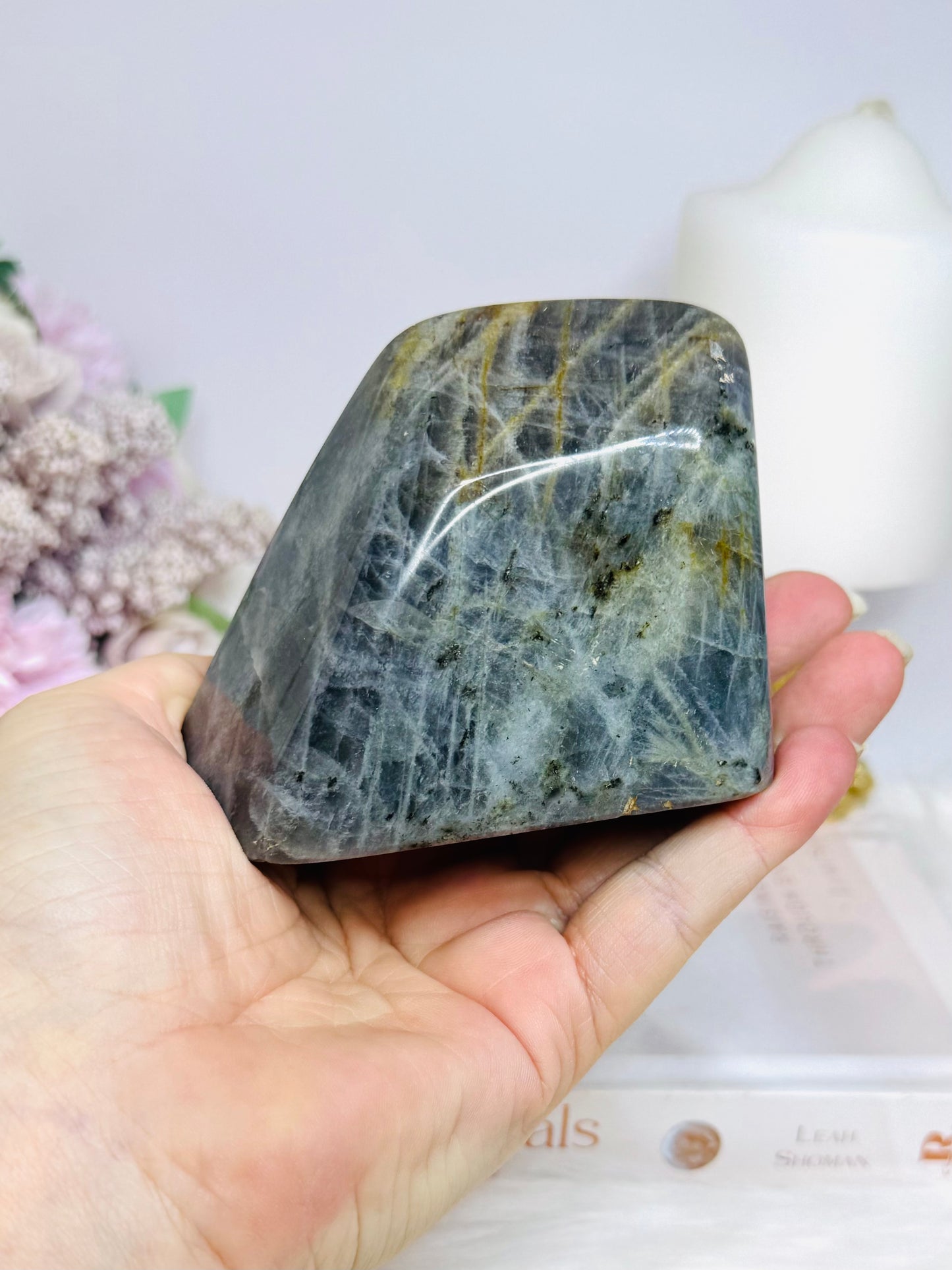 Purple Flash Labradorite Freeform 417g