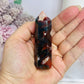 Red Moss Agate Druzy Tower 8cm