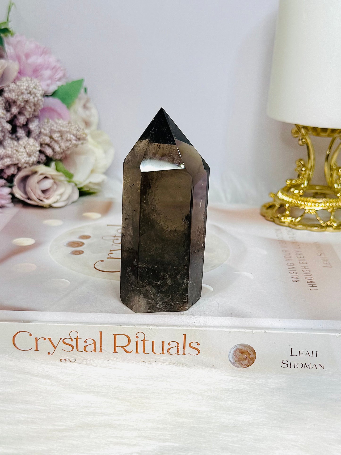 Chunky Smokey Quartz Tower 8.5cm