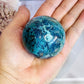 Absolutely Incredible High Grade Chrysocolla Sphere on Stand 6.5cm