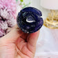 Natural Tranquilizer ~ Stunning Chunky Purple Amethyst Rose Carving 7.5cm