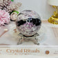 Pink Tourmaline Sphere on Stand 313g