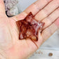 Fire Quartz Carved Star