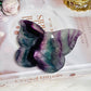 Rainbow Fluorite Carved Butterfly Bowl 9cm