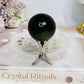 Gold Sheen Obsidian Sphere on Stand 81g