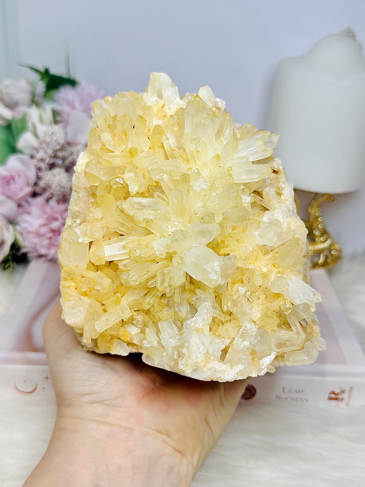 Large Natural Quartz Cluster Freeform 11cm 1.2KG