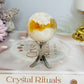 Carnelian Sphere on Stand 119g