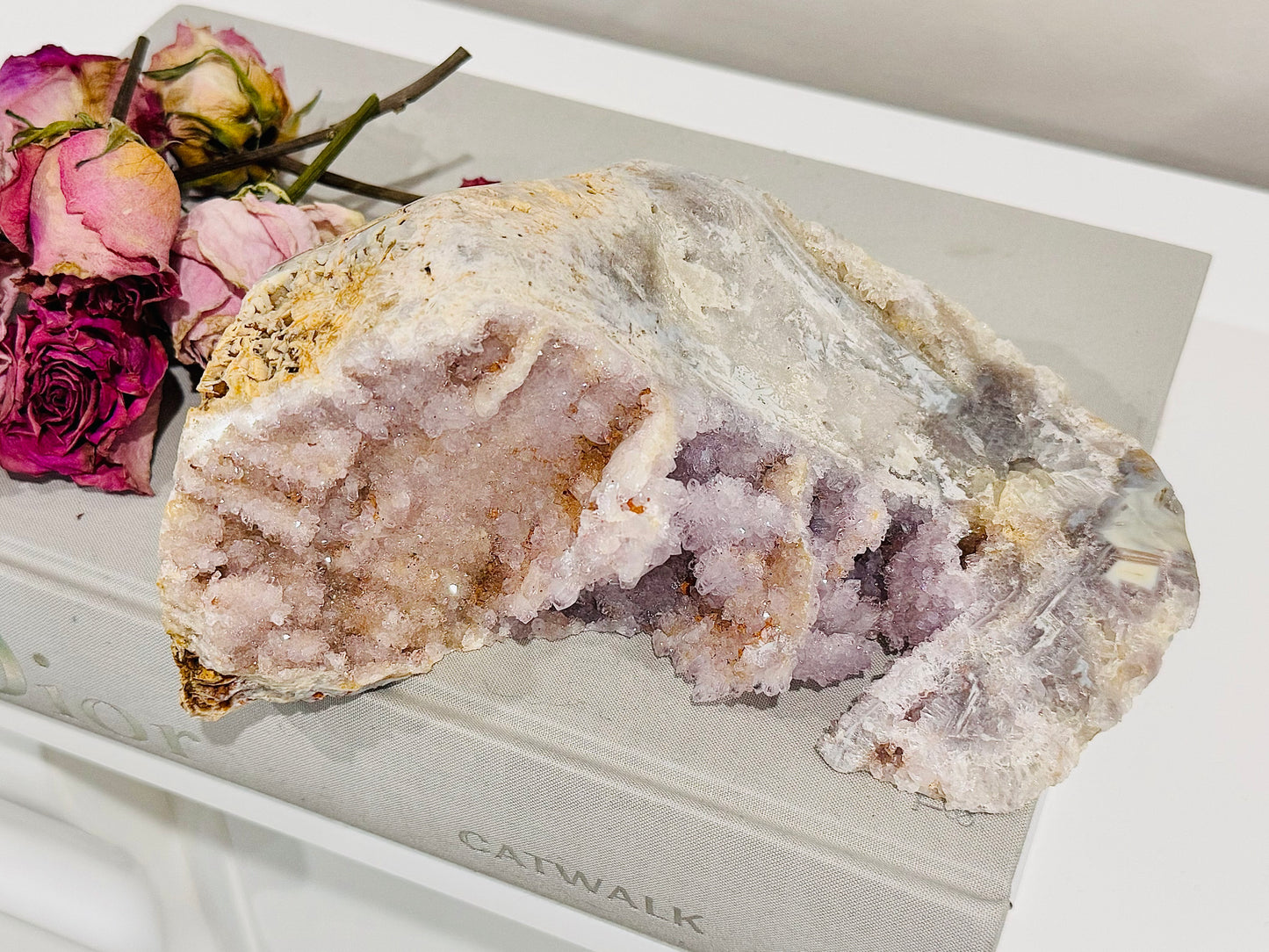 Incredible & Unique Large Pink Amethyst Freeform 19cm 1.42KG