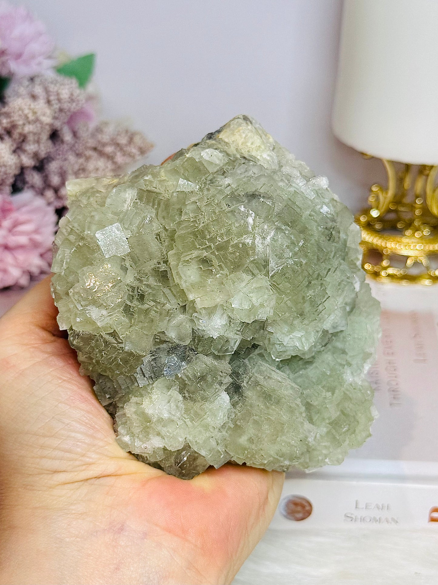 Large Natural Green Fluorite Specimen 722g