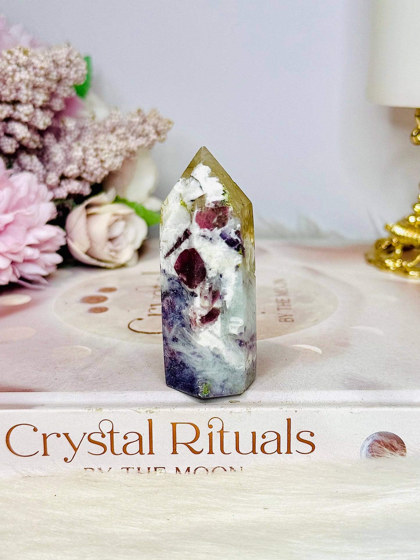 Pink Tourmaline | Lepidolite Tower 6.5cm