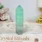 High Grade Green Fluorite Tower 7.5cm